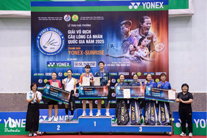 Đội tuyển cầu lông Ciputra Hanoi giành ngôi á quân tại giải vô địch cá nhân quốc gia 2025