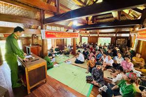 Thanh Hoá:  Nhiều biện pháp bảo đảm an ninh, trật tự ngày bầu cử ở các xã miền núi, biên giới