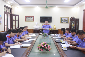 Tăng cường thanh tra, kiểm tra, siết chặt kỷ cương nội vụ tại VKSND tỉnh Sơn La