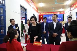 Phó Thủ tướng Phạm Thị Thanh Trà kiểm tra công tác chuẩn bị bầu cử tại Điện Biên