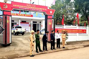 Cảnh sát giao thông Thanh Hóa bảo đảm trật tự, an toàn giao thông trong ngày hội non sông