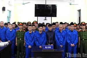 Ninh Bình: Tuyên án đối với 62 bị cáo trong vụ “Gây rối trật tự công cộng”
