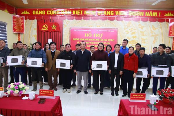 TAND tỉnh Tuyên Quang hỗ trợ xây dựng nhà ở cho 2 hộ gia đình tại xã Nghĩa Thuận