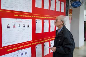 Cử tri 102 tuổi ở Hải Phòng đi bỏ phiếu, đặc khu Bạch Long Vĩ 100% cử tri đã đi bầu cử