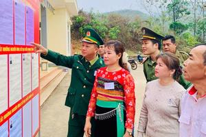 Thanh Hóa: 100% cử tri xã Mường Lát đi bầu cử