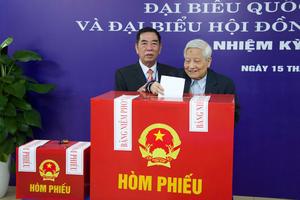 Đến đầu giờ chiều, hơn 61,7 triệu cử tri trên cả nước đã đi bầu cử