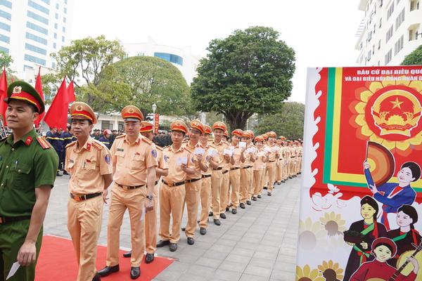 Thanh Hoá: 100% cử tri công an hoàn thành sớm nhất bỏ phiếu bầu cử