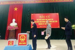 Quảng Trị: Tỷ lệ cử tri đi bầu cử đạt 99,87%