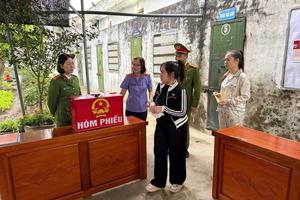 VKSND TP Hải Phòng kiểm sát việc thực hiện quyền bầu cử tại các trại tạm giam