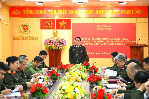 Thanh tra Bộ Công an: Chuyển đổi tư duy, kiên quyết xử lý không có "vùng cấm"