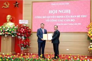 Điều động ông Nguyễn Mạnh Quyền giữ chức Phó Bí thư Tỉnh ủy Hưng Yên