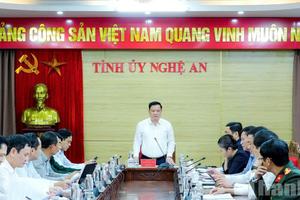 Bí thư Tỉnh ủy Nghệ An: Đẩy nhanh tiến độ các trường nội trú vùng biên