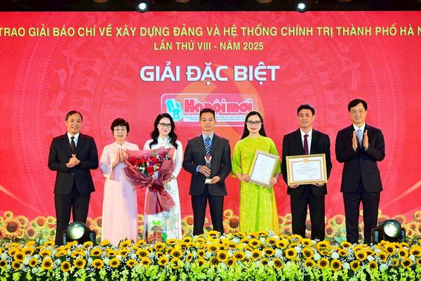 Hà Nội trao giải báo chí về xây dựng Đảng và hệ thống chính trị