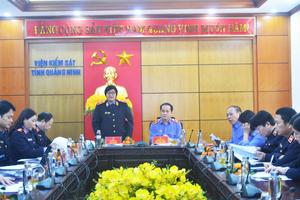 Thanh tra VKSND Tối cao công bố Quyết định xác minh tài sản, thu nhập tại VKSND tỉnh Quảng Ninh