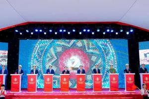 Đồng loạt khởi công 11 trường nội trú liên cấp ở Nghệ An