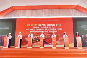 Đồng Tháp khởi công 121 trường phổ thông nội trú liên cấp tại các xã biên giới