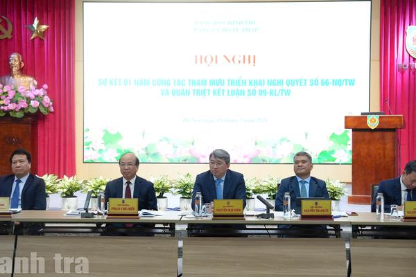 Bộ Tư pháp sơ kết 1 năm công tác tham mưu triển khai Nghị quyết 66