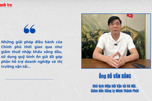 Doanh nghiệp vận tải chủ động thích ứng trước biến động xăng dầu