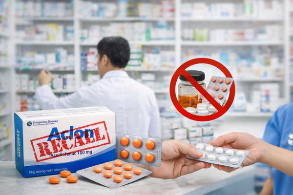 Bộ Y tế yêu cầu ngừng kê đơn, bán và sử dụng thuốc Aclon trên toàn quốc