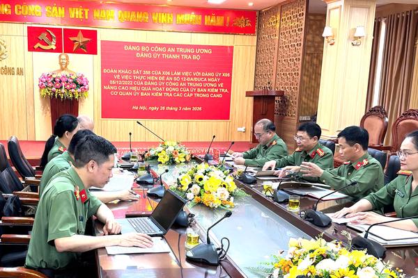 Nâng cao hiệu quả hoạt động của Ủy ban Kiểm tra Đảng ủy Thanh tra Bộ Công an đáp ứng yêu cầu nhiệm vụ trong tình hình mới