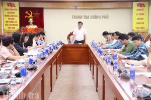 Thành lập các tổ soạn thảo nghị định về khiếu nại, tố cáo và phòng, chống tham nhũng