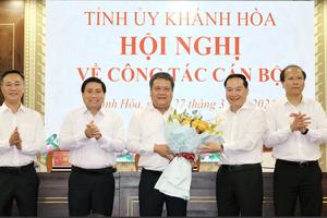 Khánh Hòa kiện toàn loạt vị trí chủ chốt: Ông Trần Phong giữ chức Bí thư Tỉnh ủy