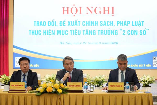 Đề xuất chính sách, pháp luật thực hiện mục tiêu tăng trưởng 2 con số