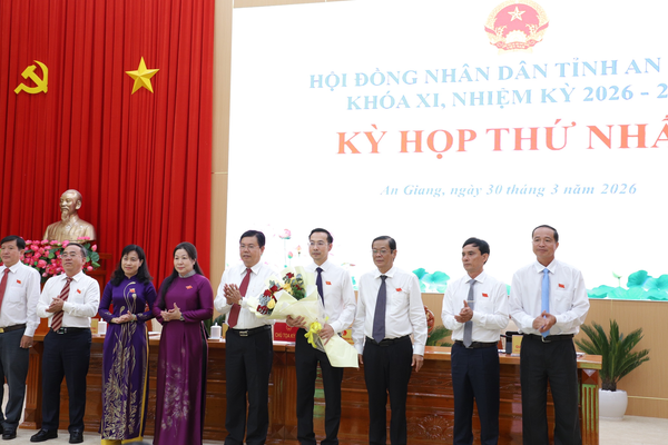 An Giang bầu nhân sự chủ chốt HĐND, UBND tỉnh nhiệm kỳ 2026 - 2031