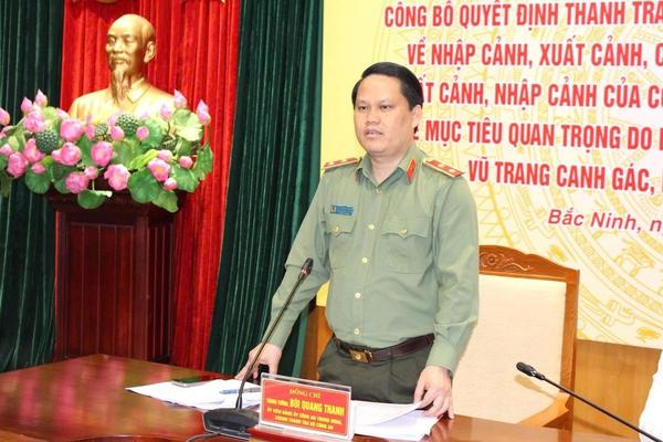 Thanh tra Bộ Công an: Công bố quyết định thanh tra đối với UBND tỉnh Bắc Ninh