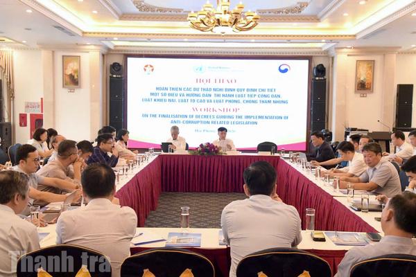 Thanh tra Chính phủ: Đẩy mạnh hoàn thiện thể chế, bảo đảm tính khả thi từ thực tiễn