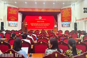 Hội nghị triển khai vận hành chính thức luồng xử lý văn bản của Đảng