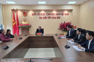 Phối hợp tiếp công dân phục vụ Kỳ họp thứ Nhất, Quốc hội khóa XVI