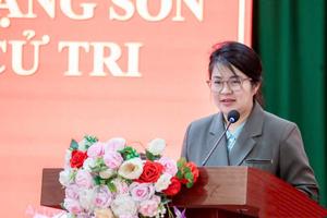 Cán bộ Thanh tra tỉnh Lạng Sơn Tô Thị Thanh Hương nhận nhiệm vụ mới từ 1/4