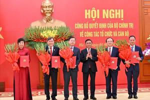 Công bố quyết định của Bộ Chính trị về bộ máy, nhân sự VTV, TTXVN, VOV và 2 Viện Hàn lâm