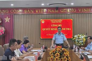 Cao Bằng: Thanh tra toàn diện Dự án bảo vệ và phát triển rừng tại Công ty TNHH Lâm nghiệp