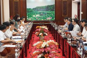 EVN làm việc với UBND tỉnh Tây Ninh gỡ vướng công tác đầu tư xây dựng, bảo đảm cung ứng điện năm 2026