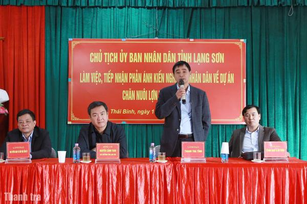 Thanh tra tỉnh Lạng Sơn thành lập Đoàn kiểm tra liên ngành kiểm tra dự án Trang trại chăn nuôi lợn