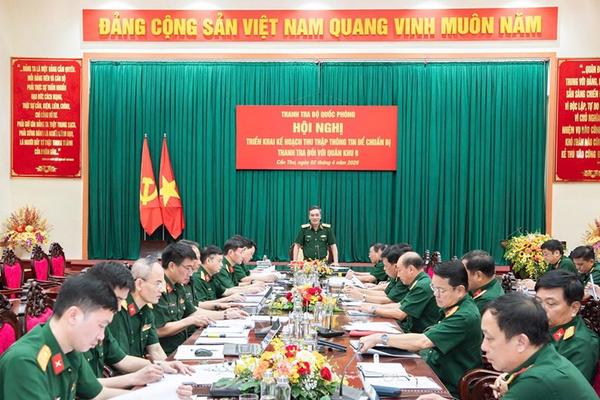 Quân khu 9 phối hợp chặt chẽ cung cấp thông tin phục vụ công tác thanh tra