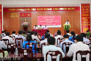 Chánh Thanh tra tỉnh Tây Ninh dự, chỉ đạo Hội nghị Ban Chấp hành Đảng bộ xã Đức Huệ