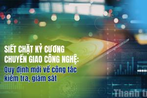 Siết chặt kỷ cương chuyển giao công nghệ: Quy định mới về công tác kiểm tra, giám sát