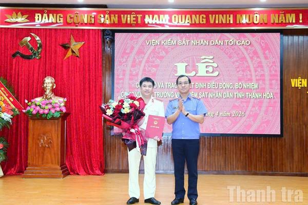Thanh Hóa có tân Viện trưởng Viện KSND tỉnh