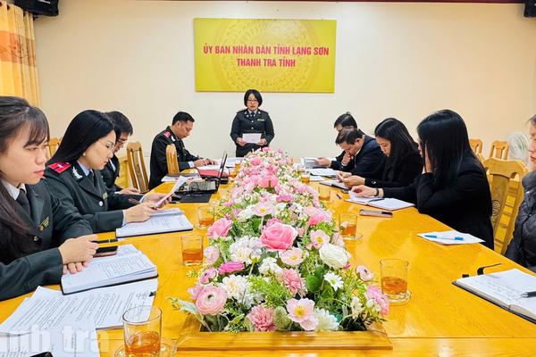 Thanh tra tỉnh Lạng Sơn thực hiện 9 cuộc thanh tra trong quý I/2026