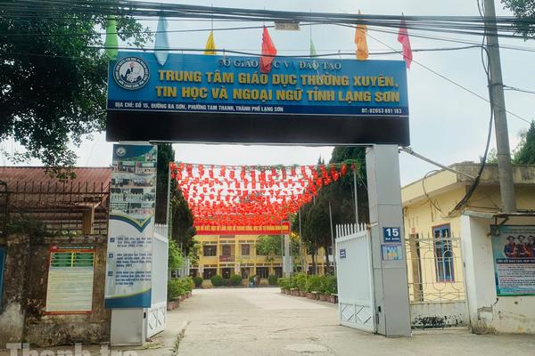 Trung tâm Giáo dục thường xuyên, Tin học và Ngoại ngữ tỉnh Lạng Sơn: Chấn chỉnh quản lý tài chính và bổ nhiệm cán bộ