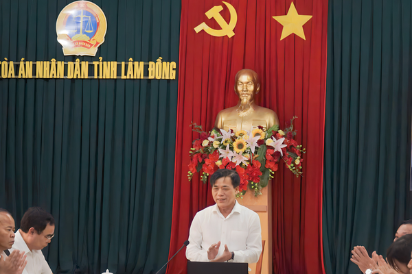 TAND hai cấp tỉnh Lâm Đồng thụ lý hơn 21.000 vụ án trong 6 tháng đầu năm