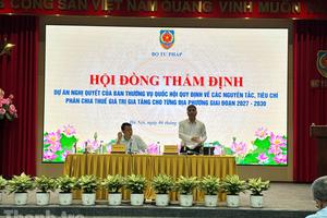 Việc phân chia thuế giá trị gia tăng cho từng địa phương phải công bằng, minh bạch
