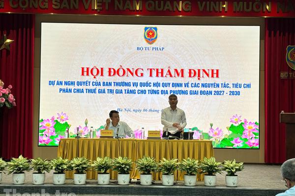 Việc phân chia thuế giá trị gia tăng cho từng địa phương phải công bằng, minh bạch
