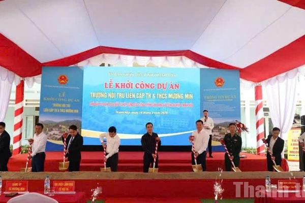 Thanh Hóa: Gỡ vướng thi công trường nội trú vùng biên