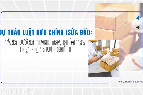 Dự thảo Luật Bưu chính (sửa đổi): Tăng cường thanh tra, kiểm tra hoạt động bưu chính
