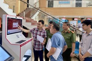 Hệ thống kiosk thông minh của Công an Thanh Hoá - "trợ lý số" cho người dân