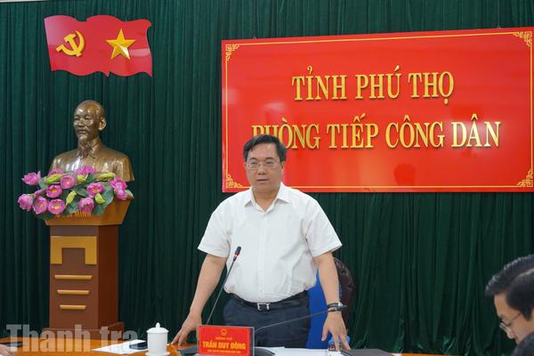 Chủ tịch UBND tỉnh Phú Thọ tiếp công dân kinh doanh vận tải